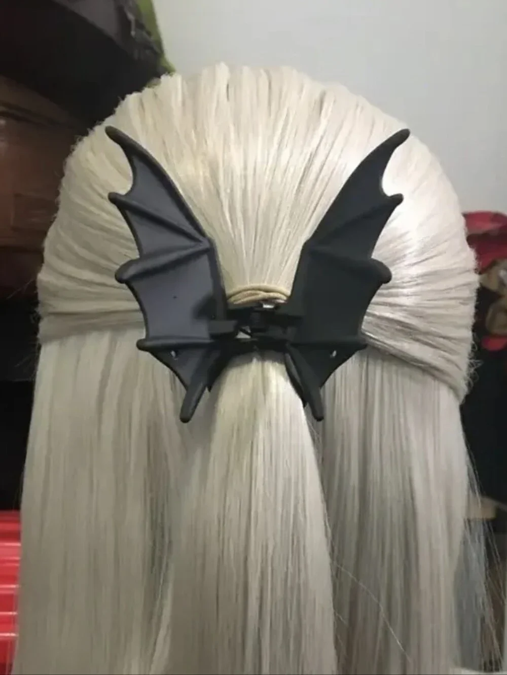 Black Bat Wing Hair Clip